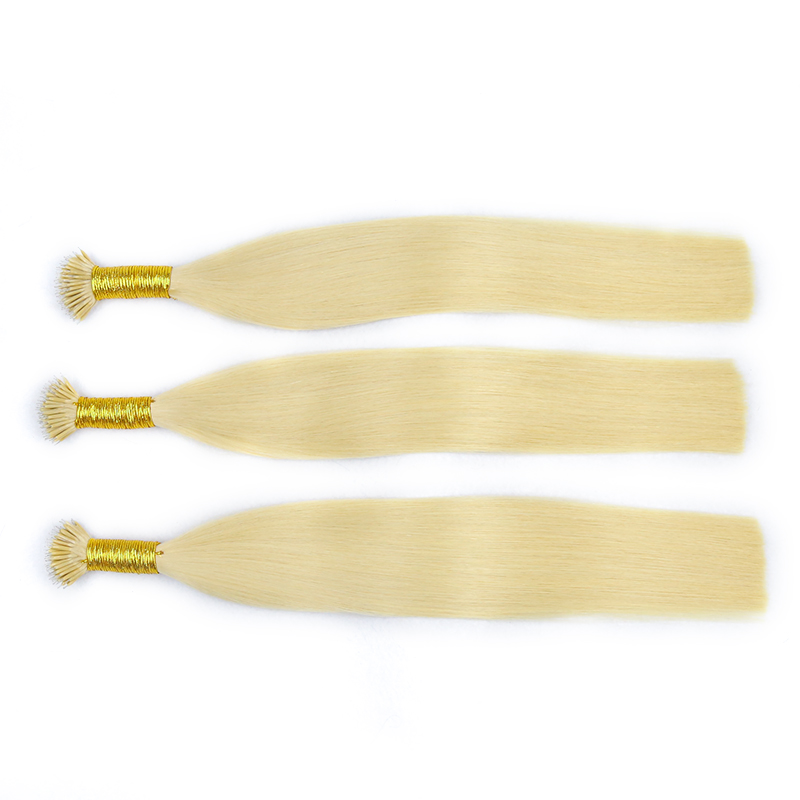 Light color remy human pre-bonded hair nano tip russian hair extensions double drawn nano hair extensions